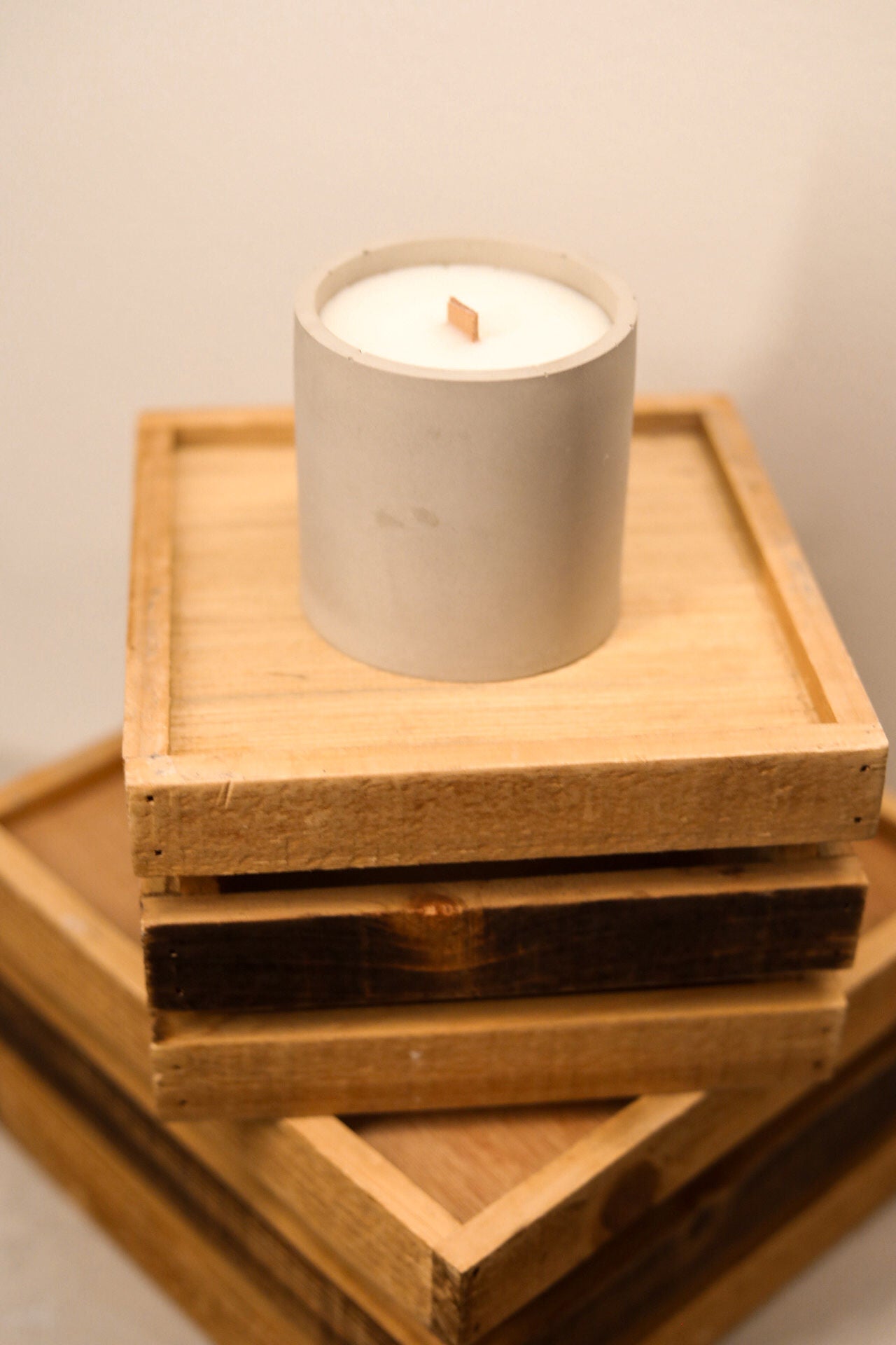 Smooth Concrete Candle - 8oz