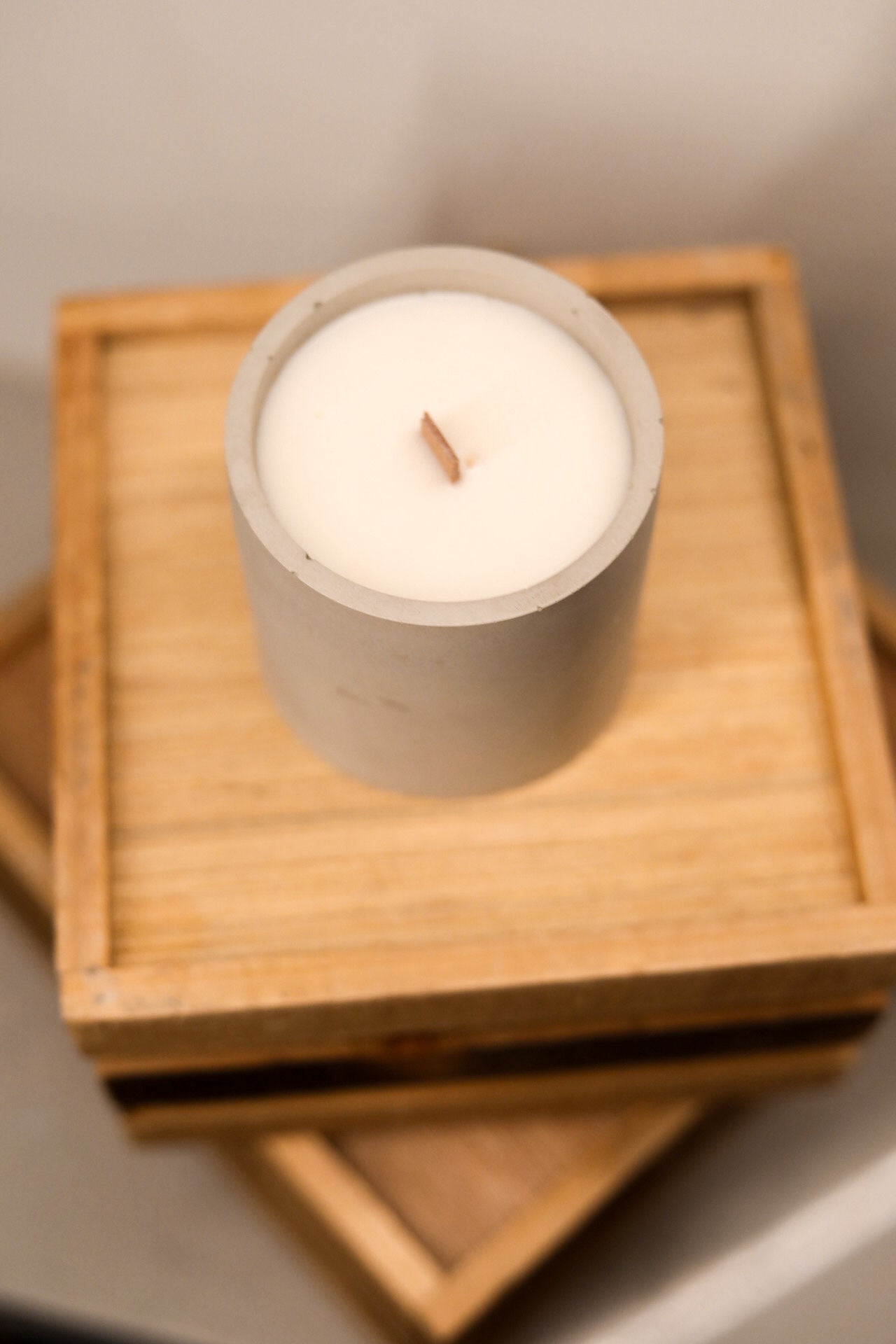 Smooth Concrete Candle - 8oz