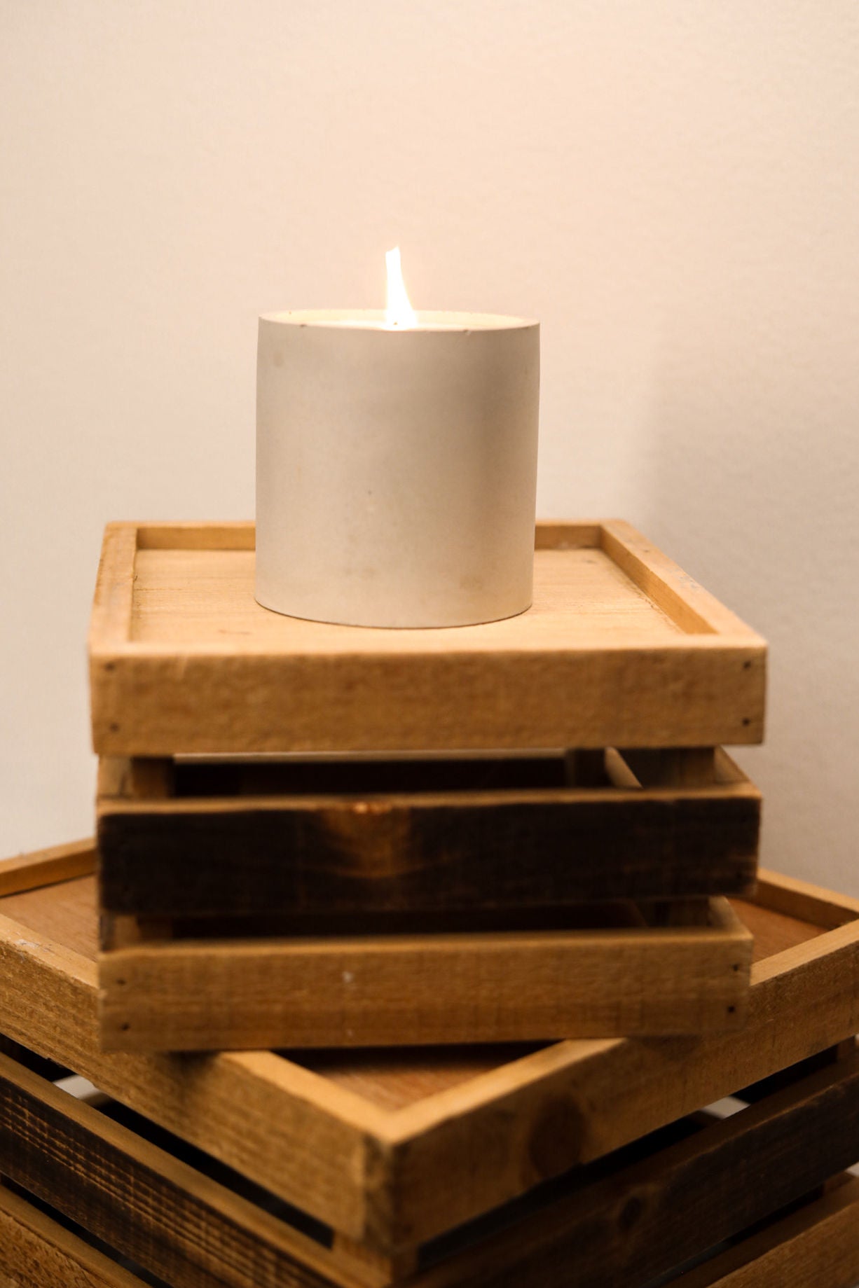 Smooth Concrete Candle - 8oz