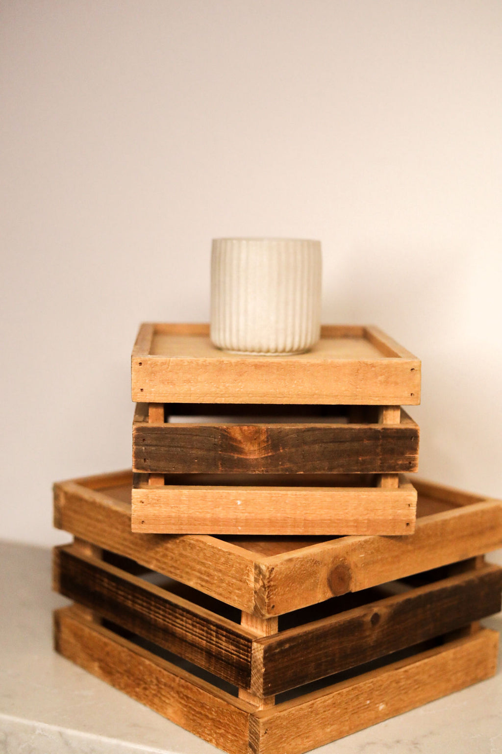 Ribbed Concrete Candle - 6oz